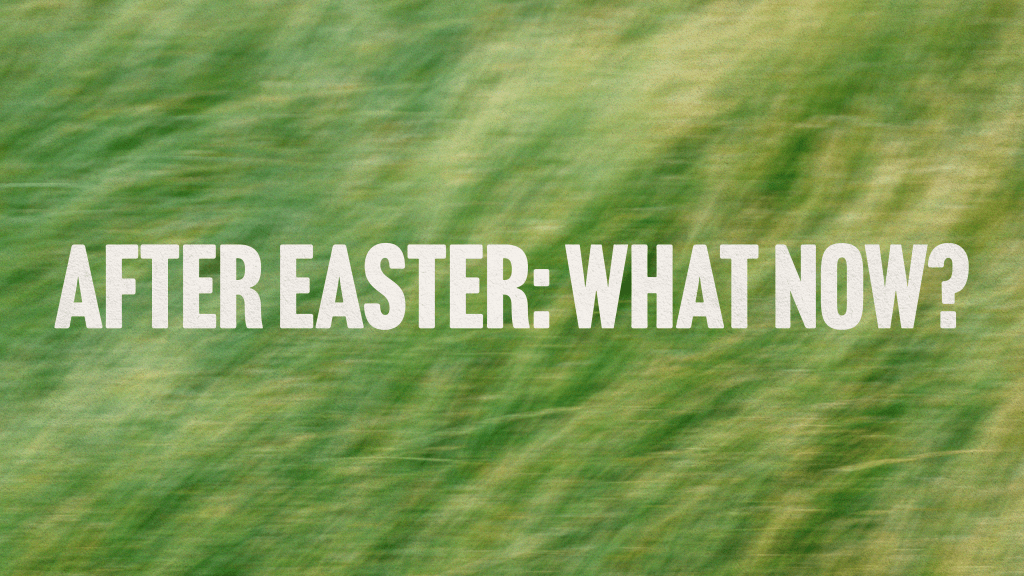After Easter: What Now?
